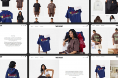 Minimal Streetwear Ecommerce UI UX Web Design